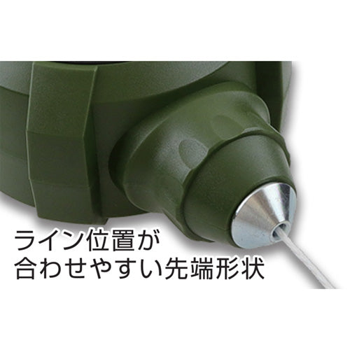 たくみ 30m チョークライン(はや巻・持ち手付) 2112