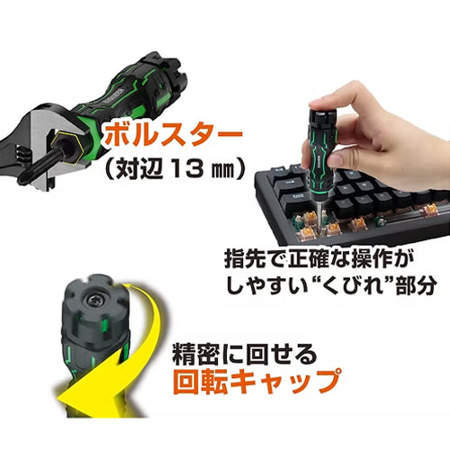 エンジニア 2.5-5mm ドライバー型エキストラクター(六角穴付ボルト) DXZ-40