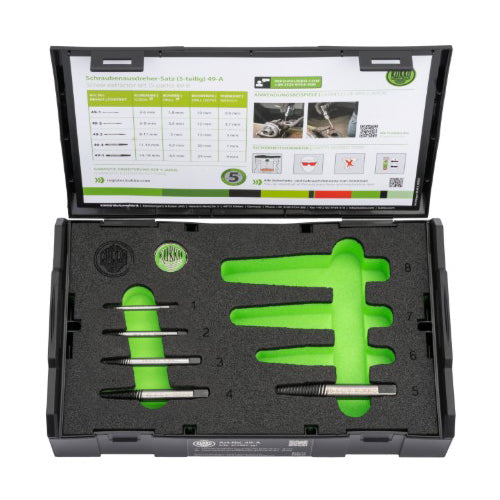 KUKKO(クッコ) M3-M18/5本組 スクリューエキストラクター 49-A