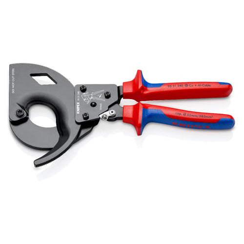 KNIPEX(クニペックス) φ52mm/280mm ケーブルカッター(ラチェット式) 95 31 280