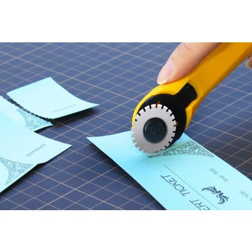 オルファ(OLFA) 147mm/φ28mm ミシン目ロータリーカッター(フィルム・シートカッタ 235B