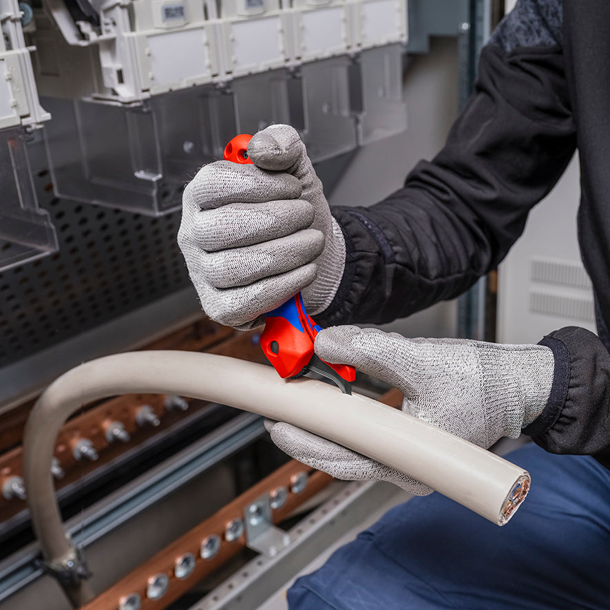 KNIPEX(クニペックス) 146mm 電工ストリッピングナイフ(ラチェット式) 16 50 145 SB