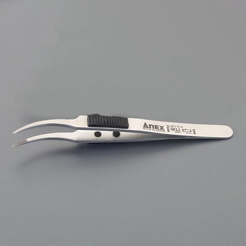 アネックスツール(Anex) 1.5x120mm ピンセット(曲/先端レーザー加工) 217-H