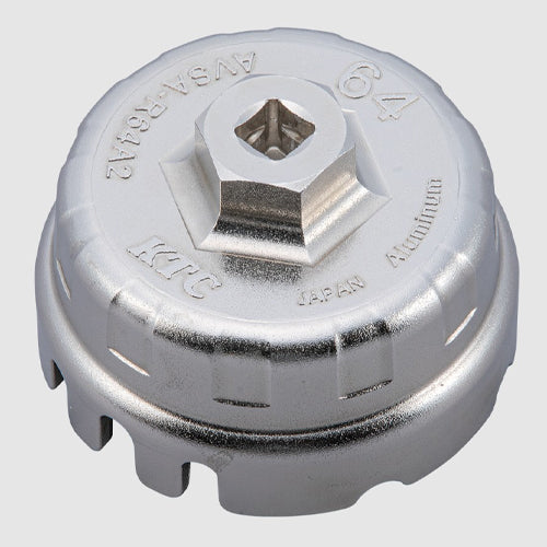 京都機械工具(KTC) 71.0mm カップ型オイルフィルターレンチ(ろ紙交換型) AVSA-R64A2