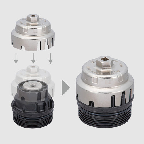 京都機械工具(KTC) 81.0mm カップ型オイルフィルターレンチ(ろ紙交換型) AVSA-R64B2