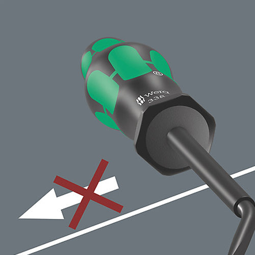 Wera 2.5x0.4x81mm クランプ端子リリースツール 008101