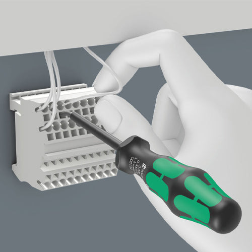 Wera 2.5x0.4x81mm クランプ端子リリースツール 008101