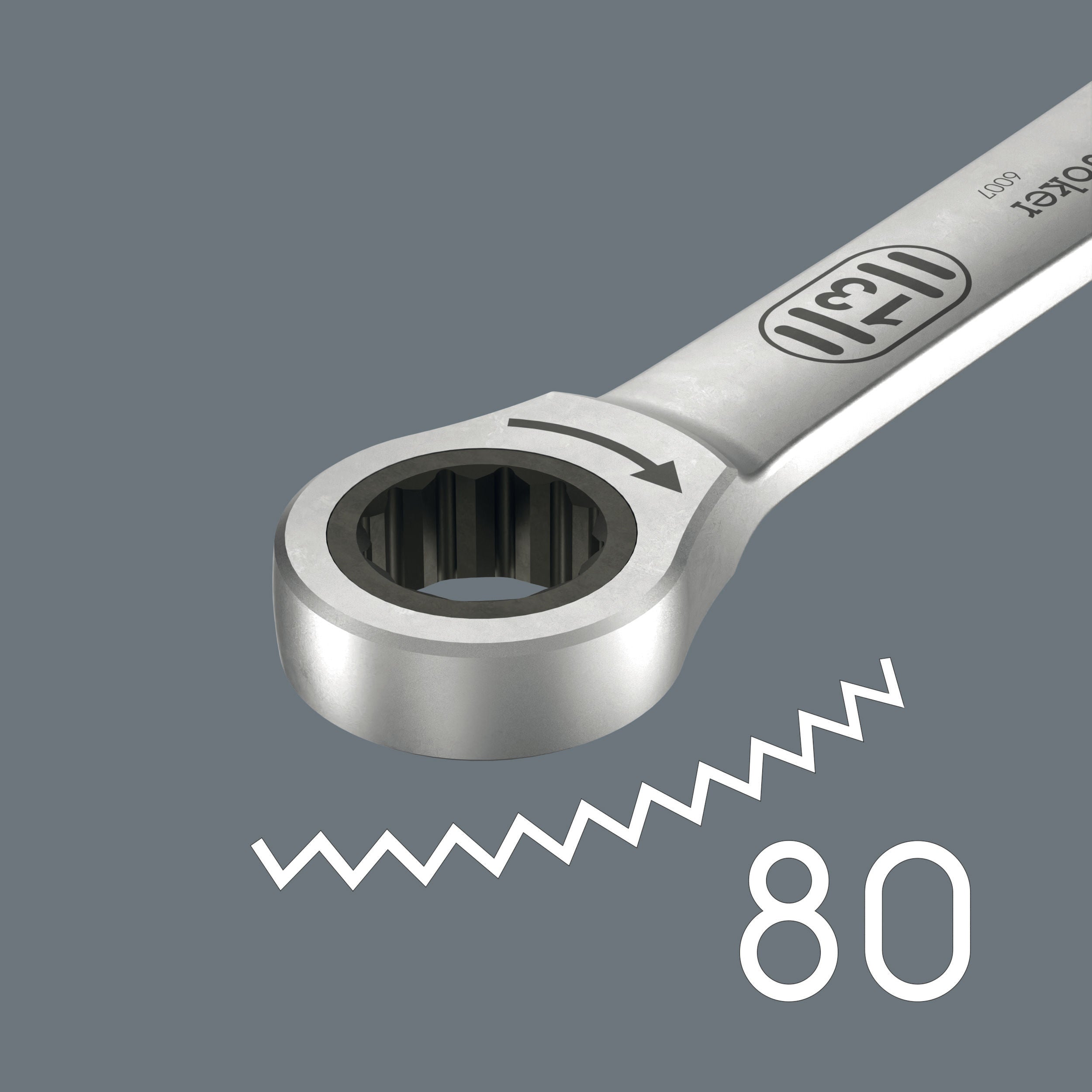 WERA 10mm ロングコンビネーションレンチ(ラチェット式) 020351
