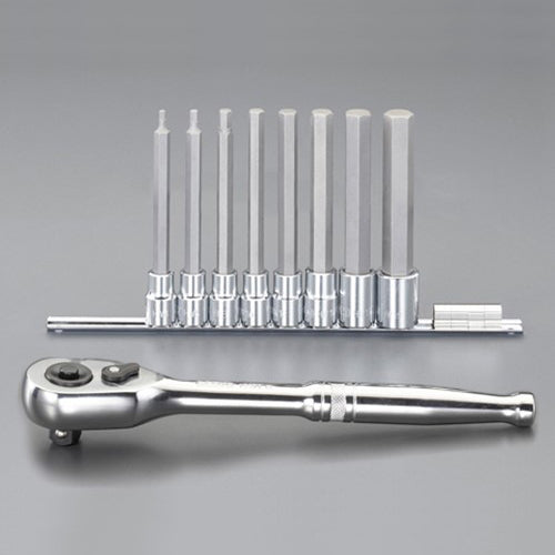 ESCO(エスコ) 1/2"DR/4-19mm/150mm Hexビットソケットセット EA617GT-103B