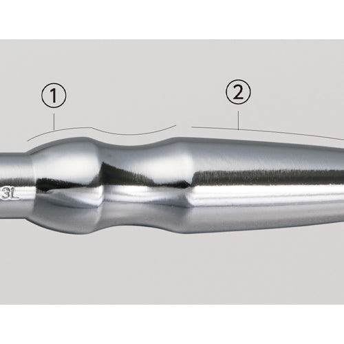 京都機械工具(KTC) 3/8"DRx275mm ラチェットハンドル(首振リ・ロッキング) BR390FL