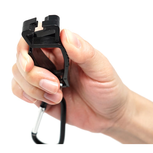 ESCO(エスコ) グローブホルダー(開口10mm/カラビナ付) EA638CG-71