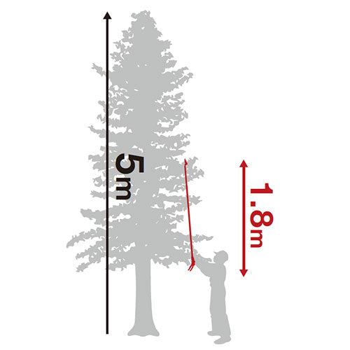 アルスコーポレーション(ARS) 1.8m 高枝鋏(軽量・採取型) 160PCC-1.8D