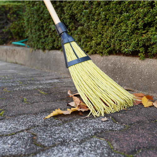 浅香工業 240x1470mm ほうき熊手(プラスチック製/8本) 153490