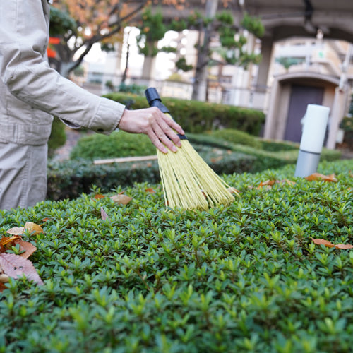 浅香工業 240x1470mm ほうき熊手(プラスチック製/8本) 153490
