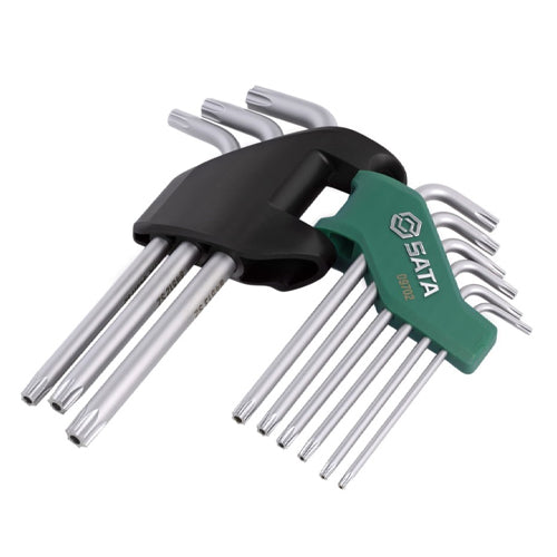 SATA T10-T50 9本組(Bore Torx)キーレンチ 09702