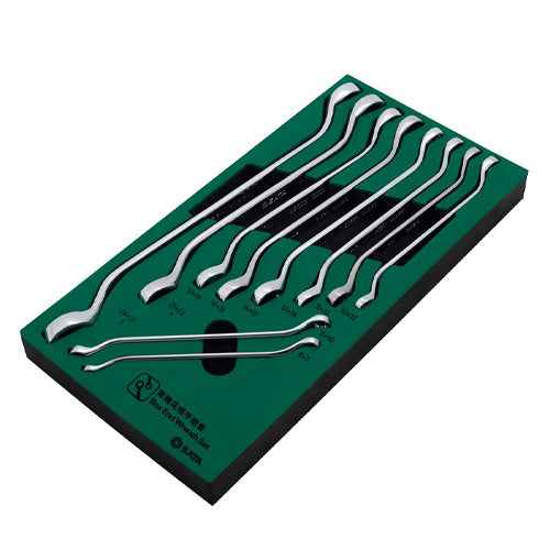 SATA 10本組 メガネレンチ(トレー入り) 09905