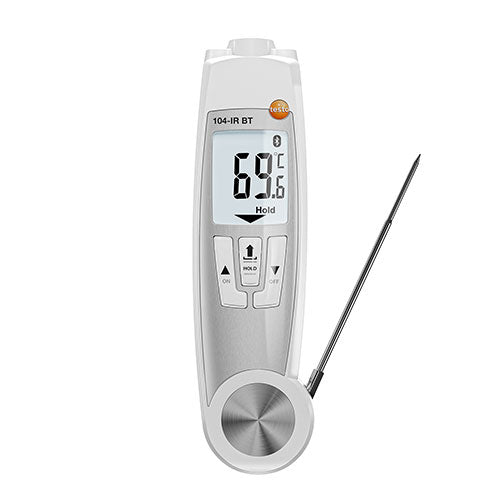 テストー(testo) -50/ +250゚C 放射温度計(折りたたみ式) 0563104660(testo104-IR BT)