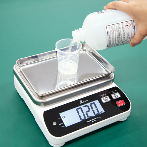 シンワ測定 15.0kg(5.0g) 防水・防塵デジタルはかり 70039