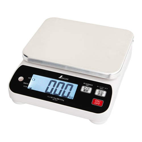 シンワ測定 30.0kg(20g) 防水・防塵デジタルはかり 70041