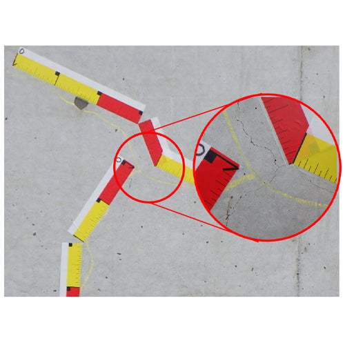 ESCO(エスコ) 70mmx25m 目盛付測量テープ(手切りタイプ) EA720MA-300