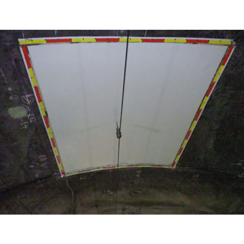 ESCO(エスコ) 70mmx25m 目盛付測量テープ(手切りタイプ) EA720MA-300