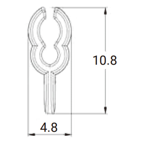 日油技研工業 2.3-4.2mm サーモクリップ(50個入) H1-50