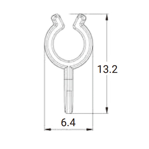 日油技研工業 4.8-7.1mm サーモクリップ(50個入) H2-50