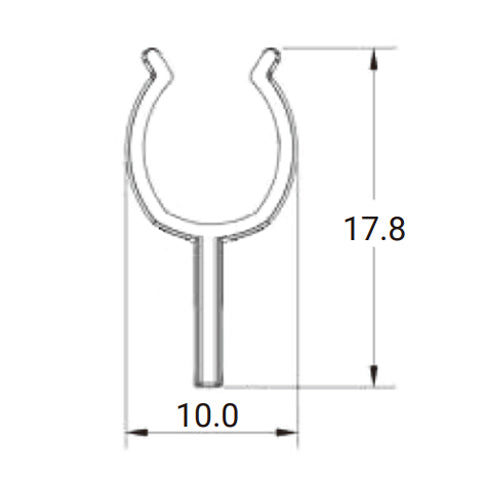 日油技研工業 8.0-13.6mm サーモクリップ(25個入) H3-25