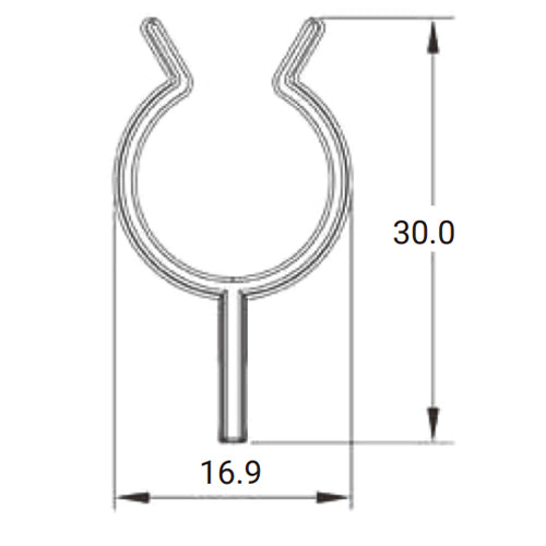 日油技研工業 13.8-23.0mm サーモクリップ(12個入) H4-12