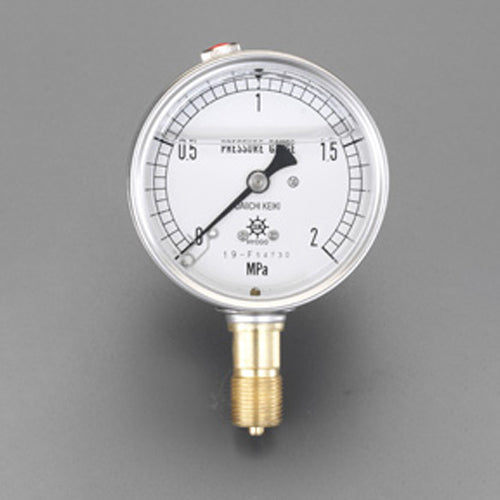 ESCO(エスコ) 100mm/ 0-25MPa 圧力計(グリセリン入) EA729GF-250A