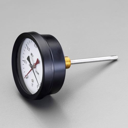 ESCO(エスコ) 0- 120℃/0-1.0MPa/φ100mm 水高計(横型) EA729PA-6