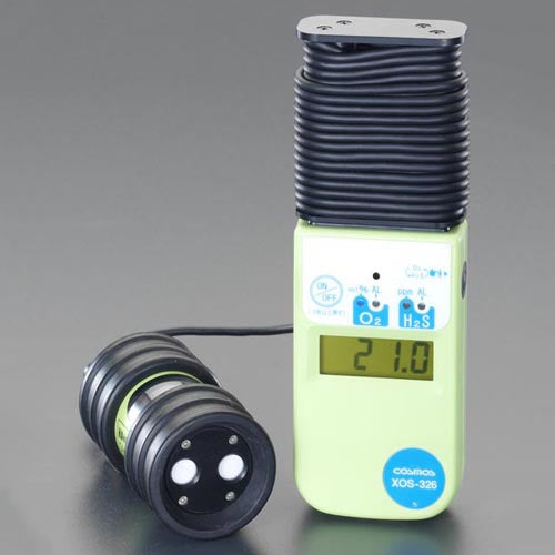 新コスモス電機 酸素・硫化水素濃度計(10mケーブル付) XOS-326