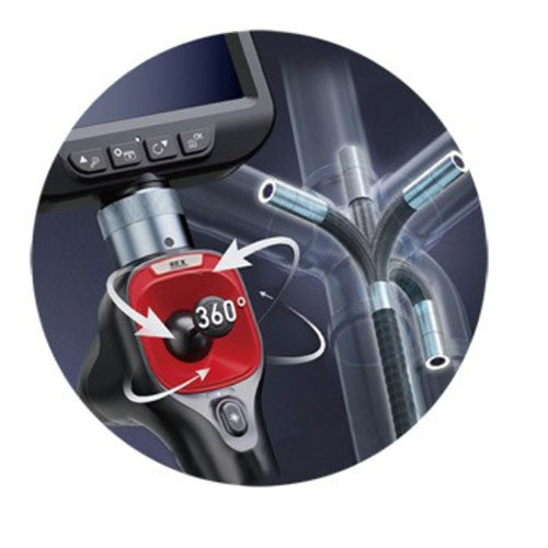 レッキス工業(REX) φ6.2mmx 2m ハンディスコープ(360°先端可動式) 44C012