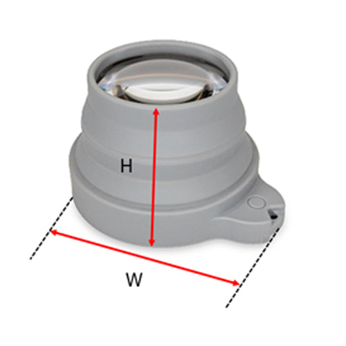 ESCO(エスコ) x3.0/70mm デスクトップルーペ(LEDライト付) EA756BD-5A
