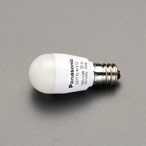 パナソニック(Panasonic) AC100V/0.5W/E12 電球/LED(ナツメ/電球色) LDT1LHE12