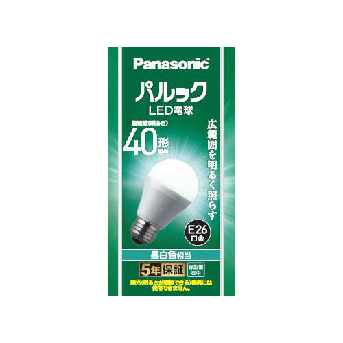 パナソニック(Panasonic) 40形相当/4.2W/E26 電球/LED(昼白色) LDA4NGK4