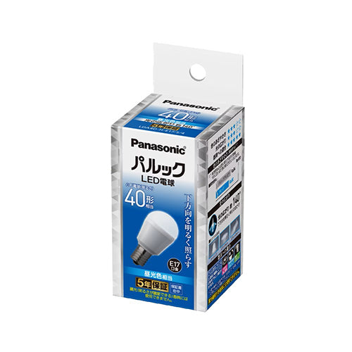 パナソニック(Panasonic) AC100V/4.0W/E17 電球/LED(昼光色) LDA4DHE17S4