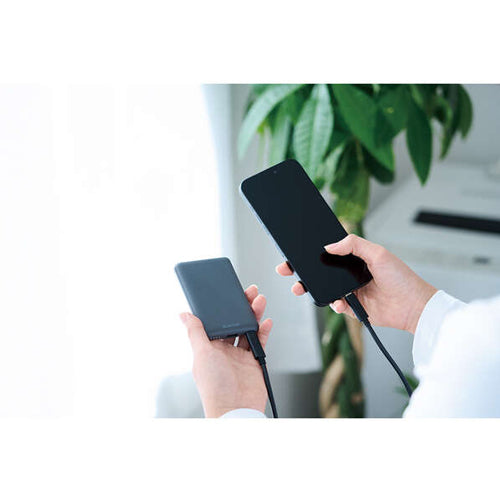 エレコム 5000mAh モバイルバッテリー DE-C45-5000DGY
