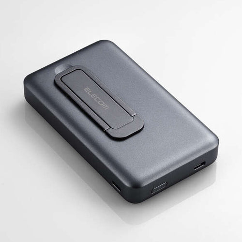 エレコム 10000mAh モバイルバッテリー(マグネット付) DE-C54-10000BK