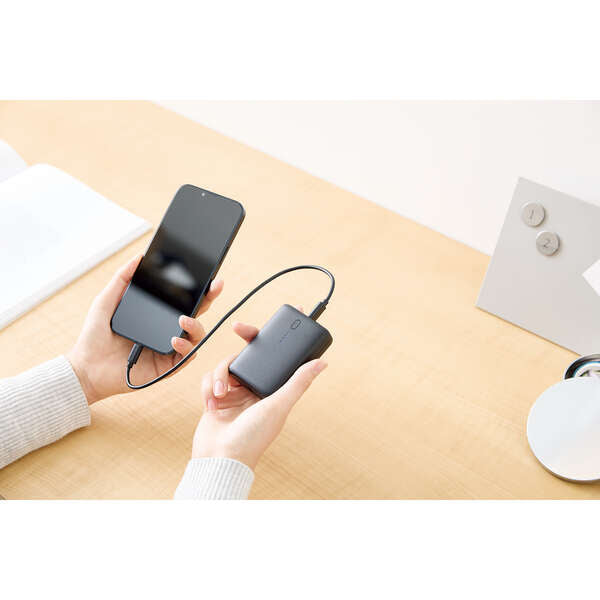 エレコム 10000mAh モバイルバッテリー DE-C46L-10000BK