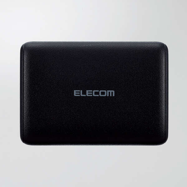 エレコム 10000mAh モバイルバッテリー DE-C46L-10000BK