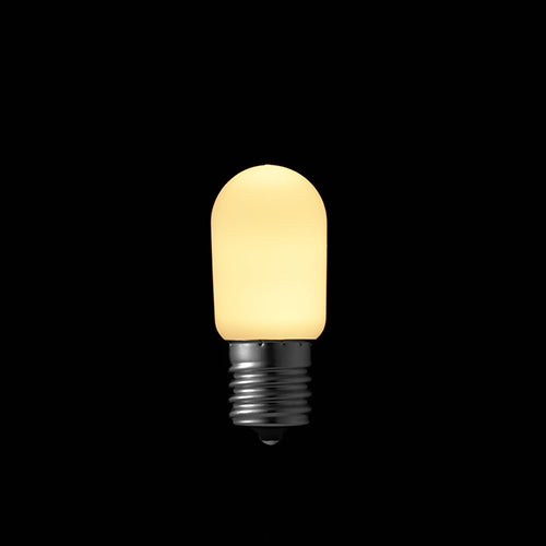 ヤザワコーポレーション AC100V/0.5W/E17 LEDナツメ電球(電球色) LDT1LG22E17W