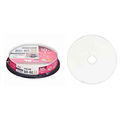 マクセル(maxell) 50GB BD-RE(ビデオ用 2倍速/10枚) BEV50WPG.10S
