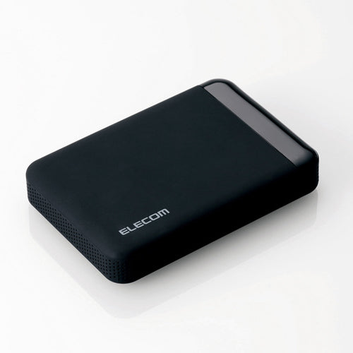 エレコム 1TB ポータブルHDD(ウイルス対策機能付) ELP-EEN010UBK