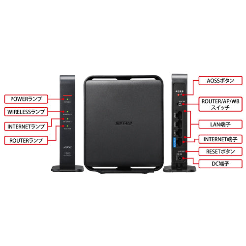 ESCO(エスコ) Wi-Fiルーター(Wi-Fi6対応) EA759GY-80