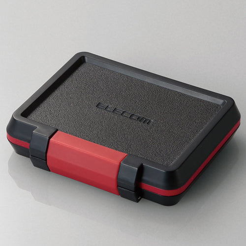 エレコム SDカードケース(耐衝撃/16枚/ブラック) CMC-SDCHD01BK