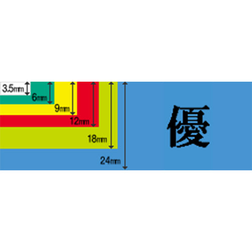 カシオ(CASIO) 3.5-24mm ラベルライター(ネームランド) KL-M7