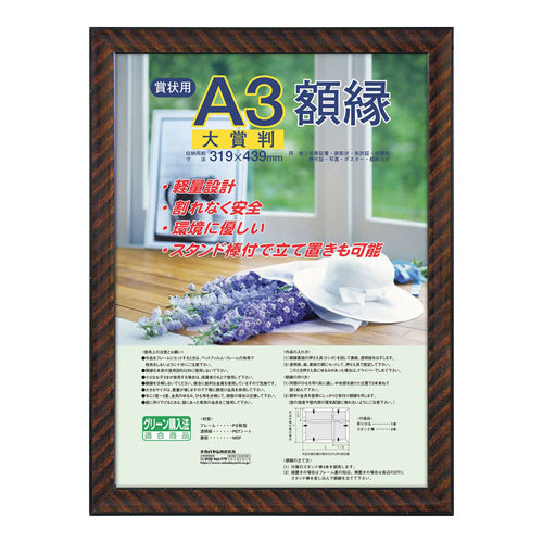 ナカバヤシ 482x362mm/賞状大賞判 賞状額(樹脂製) フ-KWP-21