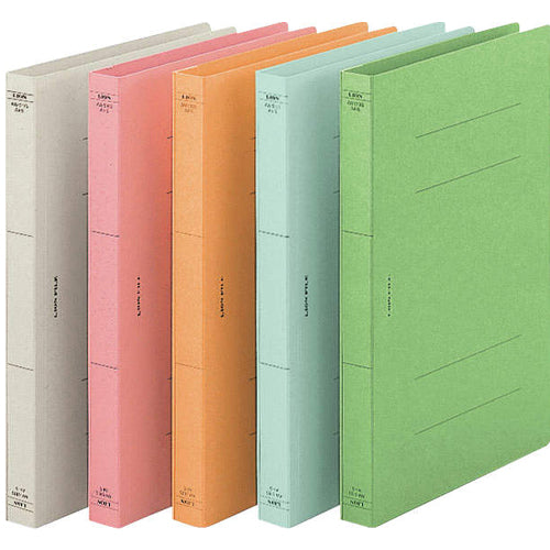 ライオン事務器(LION) A4 フラットファイル(桃/10冊) 102-80