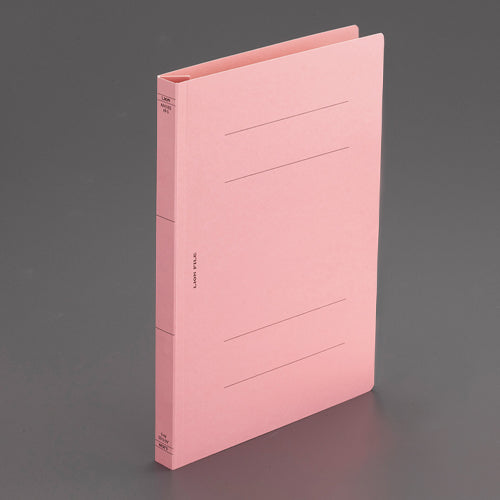 ライオン事務器(LION) A4 フラットファイル(桃/10冊) 102-80